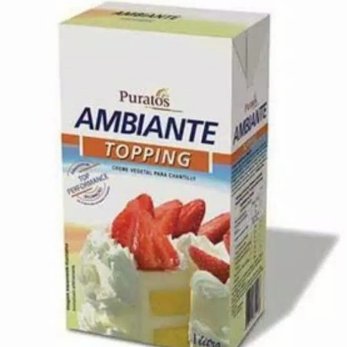 

Krim- Ambiante Whipping Cream 1Ltr Cocok Buat Aneka Minuman/Makanan -Krim.