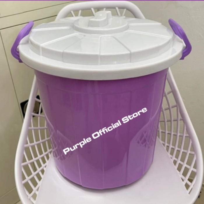 Baskom Ember Plastik Besar - Ungu Tua READY STOCK