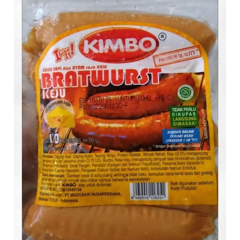 

Kimbo sosis jumbo keju