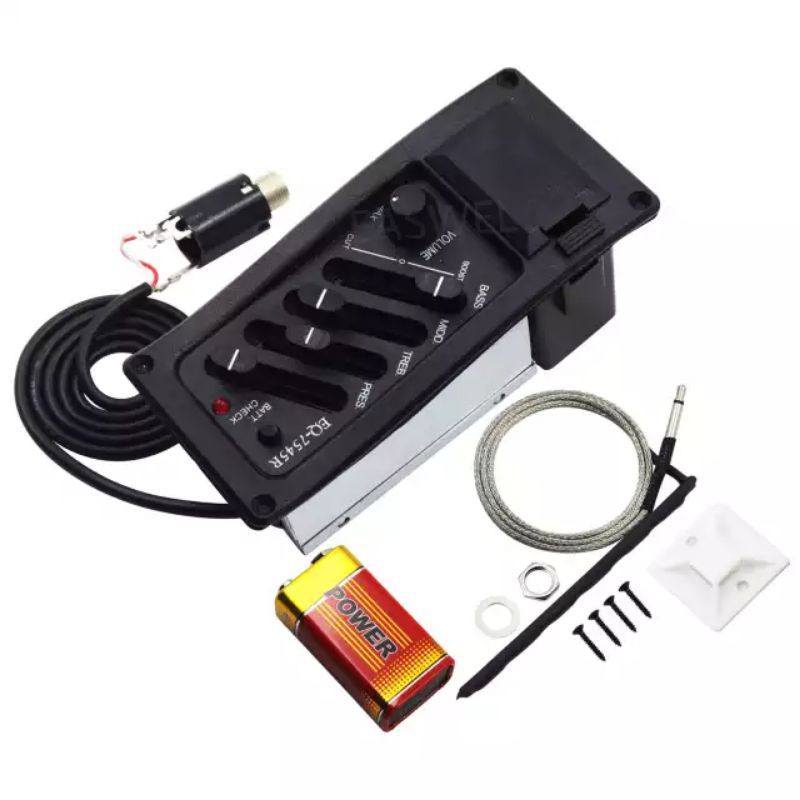Preamp Equalizer Pickup Gitar 7545r