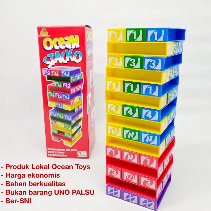 OCEAN BLOCK STACKO / OCEAN STACKO (MAINAN BALOK STACKO) SNI