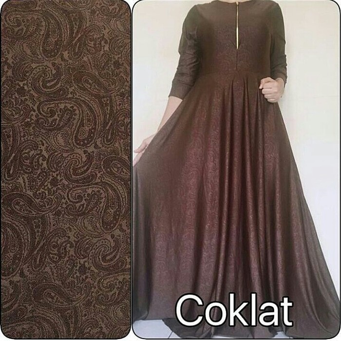 PROMO    Gamis Jersey Embos - SuperKlok - HQ