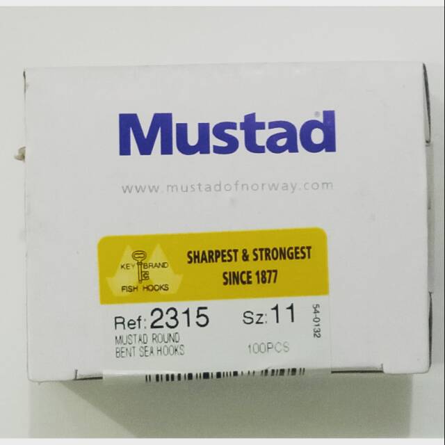 Kail Pancing NO 11 Mustad 2315 Cap Kunci