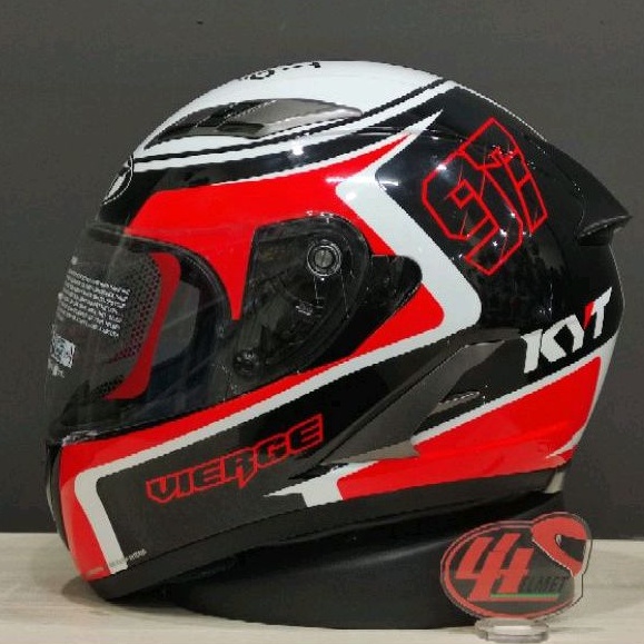 KYT VENDETTA 2 XAVI VIERGE helm kyt fullface double visor