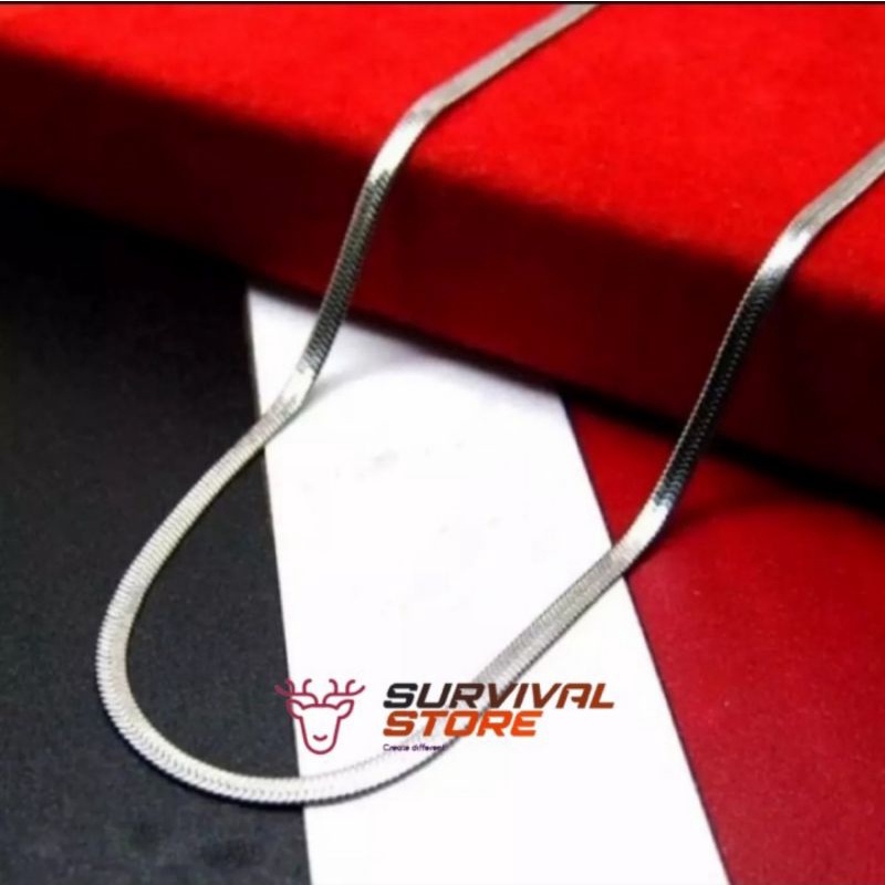 kalung rantai titanium snake 316L/MCI