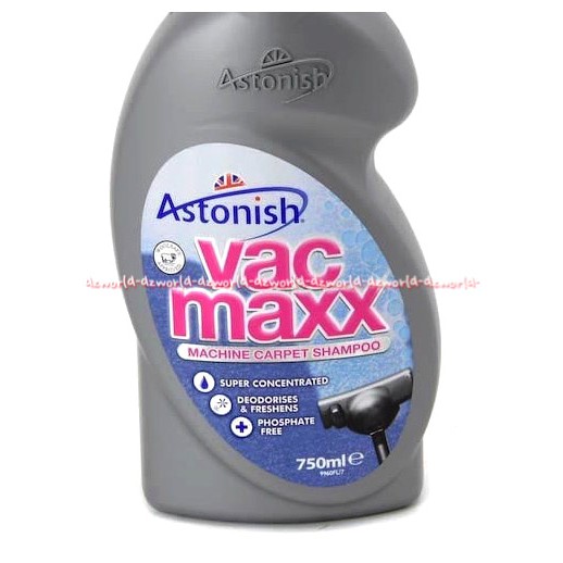 Astonish Vac Max Machine Carpet Shampoo 750ml Cairan Pembersih Karpet Untuk Vacum Cleaner Astonis Vac Macx