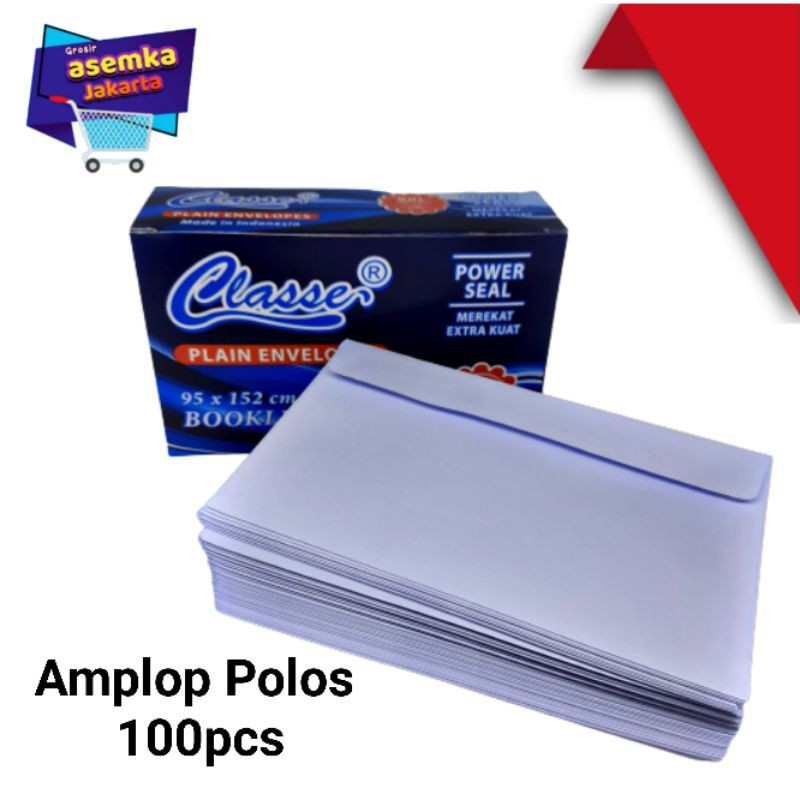 Amplop Polos | Amplop Kondangan | isi 100pcs Amplop Classe Booklet  70gsm Grosir