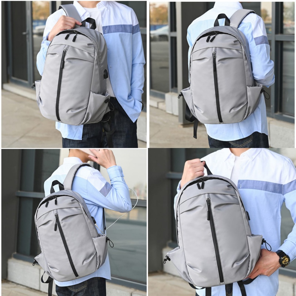 TAS RANSEL PRIA BESAR ANTI AIR SLOT LAPTOP GREY THIAGO TA543G2 IMPORT BACKPACK COWOK GENDONG PUNGGUNG SEKOLAH KULIAH KERJA KEREN POLOS SIMPLE PREMIUM BATAM MURAH