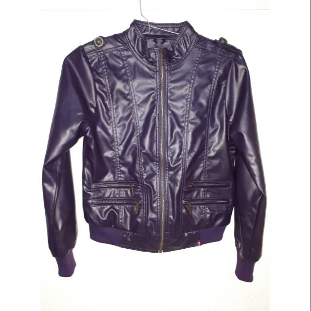 Jaket Kulit Wanita 'AKO' (Preloved) Jaket Kulit Murah Berkualitas