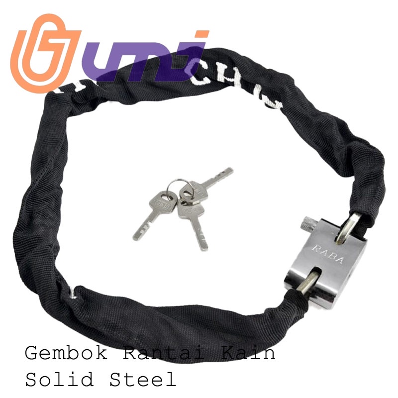 Gembok Baja Rantai Serbaguna untuk Motor Rumah Pagar