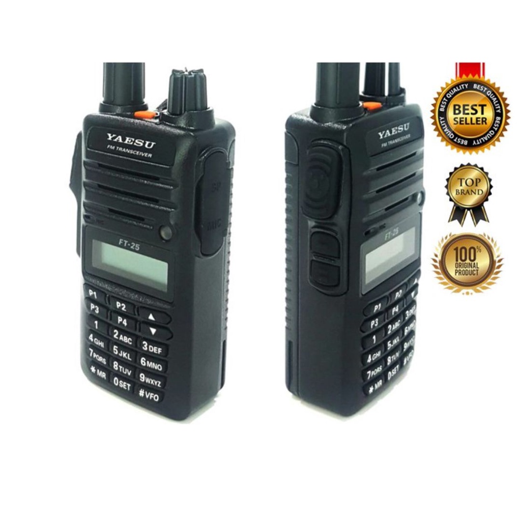 HANDY TALKY YAESU FT-25R/E NEW ORIGINAL GARANSI RESMI POSTEL