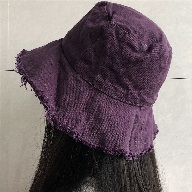 Topi Nelayan Pinggiran Lebar Warna Hitam Gelap Untuk Pria / Wanita