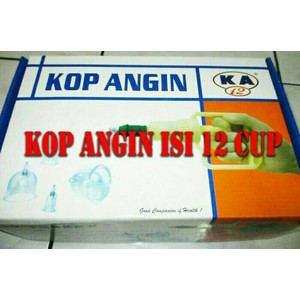 Alat Terapi Kesehatan Kop Angin Bekam KA SET Isi 12 Cup Termurah.