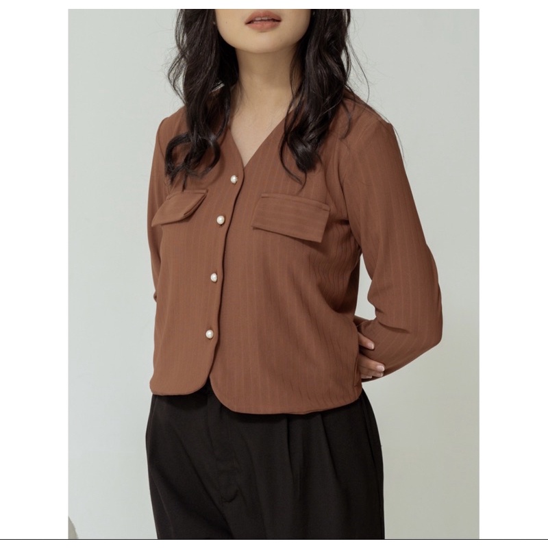 [Preloved] Khloe Atelier - Doughnut Knit Outer | Luaran Knit Wanita