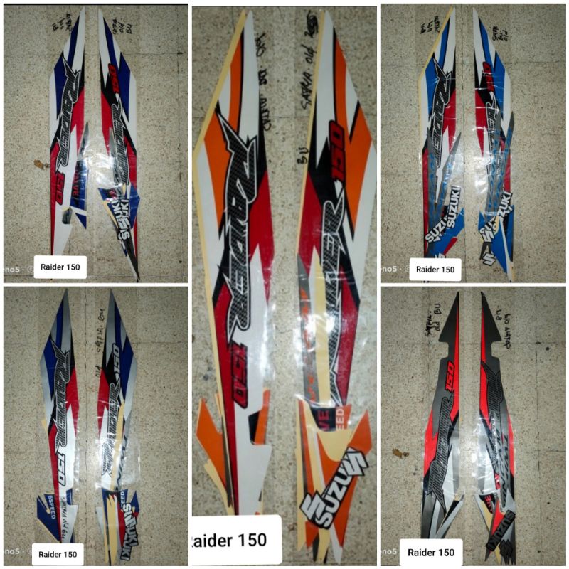 striping sticker suzuki Satria Fu 150 2005 / RAIDER 150R