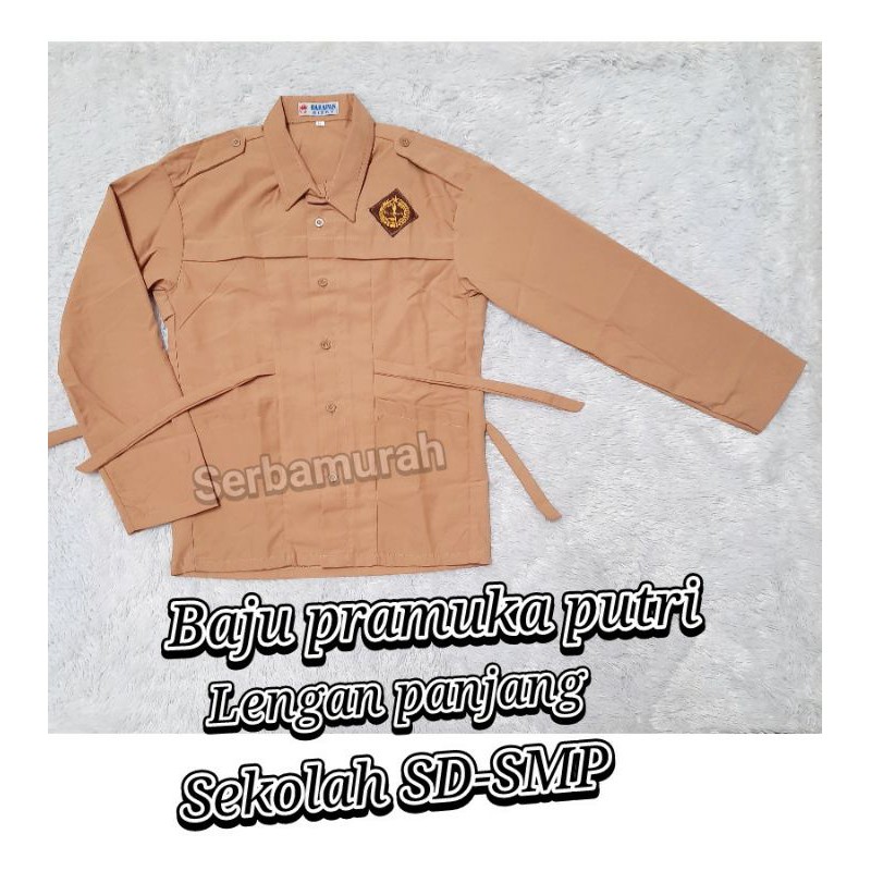 Baju seragam pramuka perempuan lengan panjang baju seragam perempuan lengan panjang