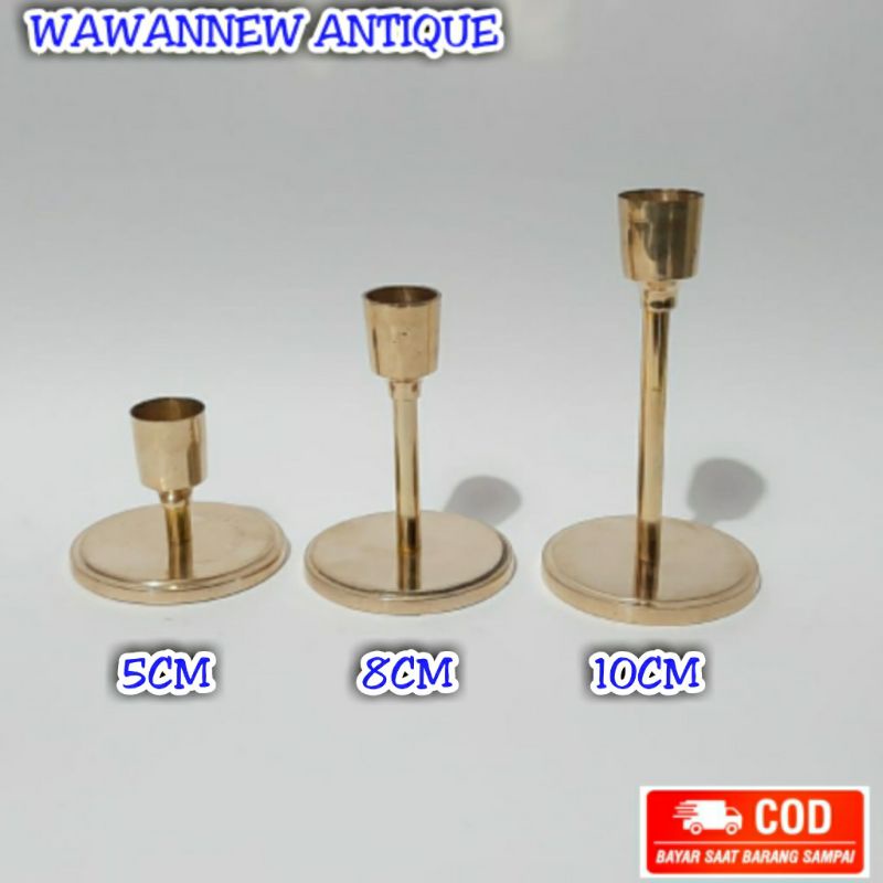 TERMURAH Tempat Lilin Aromaterapi Kuningan Antik / Candle Holder 10cm