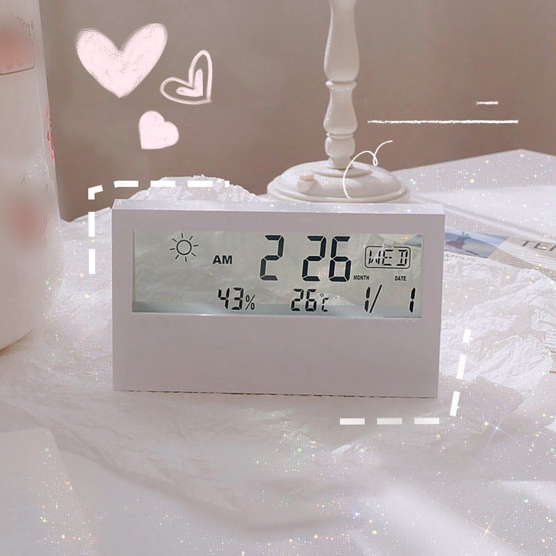 [ simple digital multifunctional electronic clock Decoration For home living room Bedroom ]