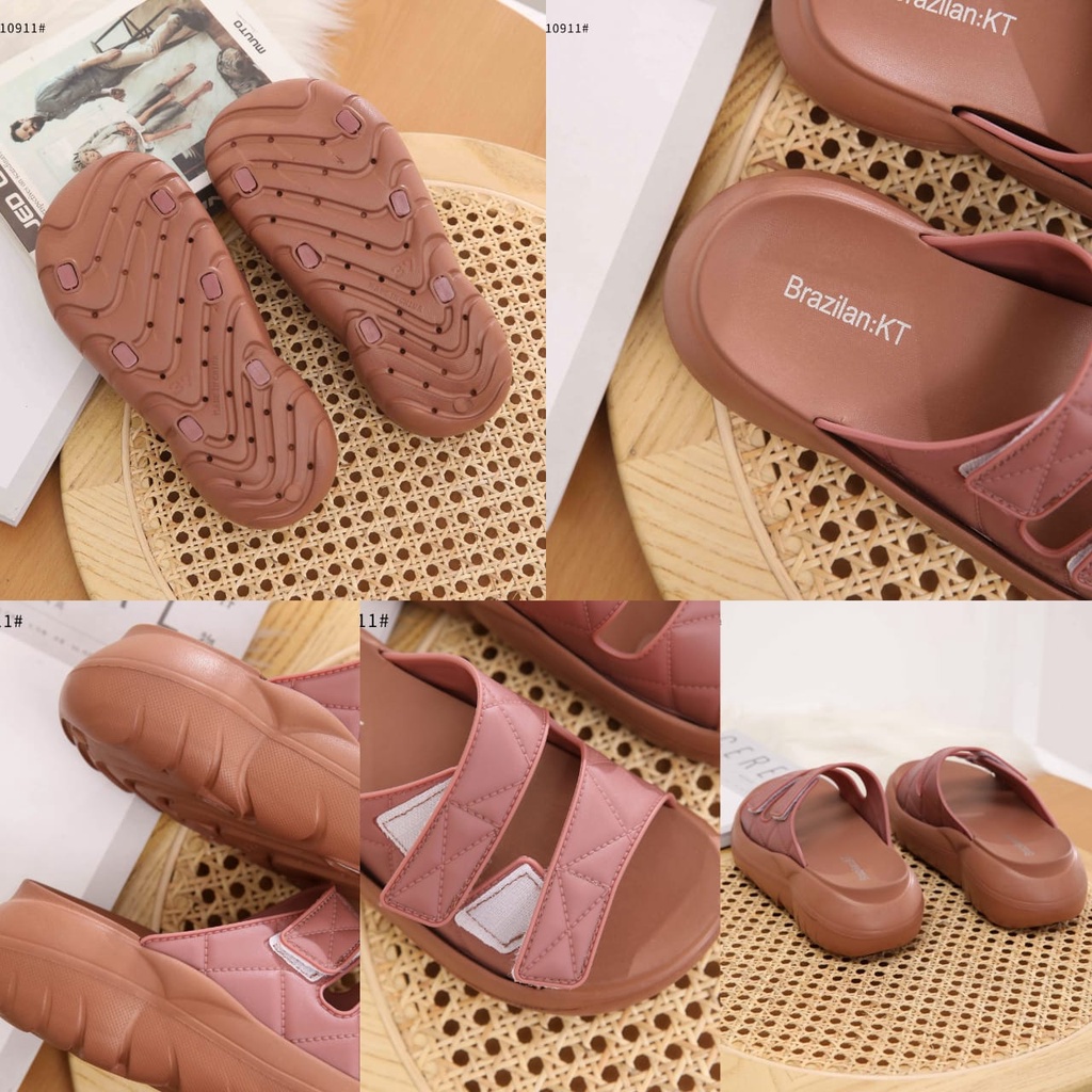 Slippers For Women With Rubber Sandal D10911