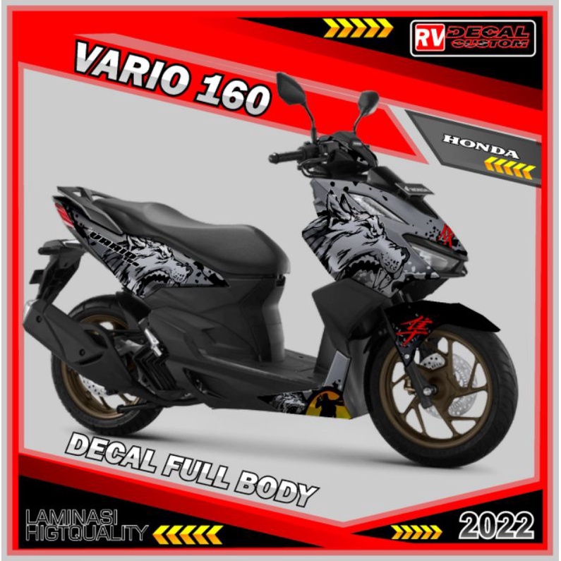 Decal Sticker full body Vario 160 new / Decal full body Vario 160 new srigala