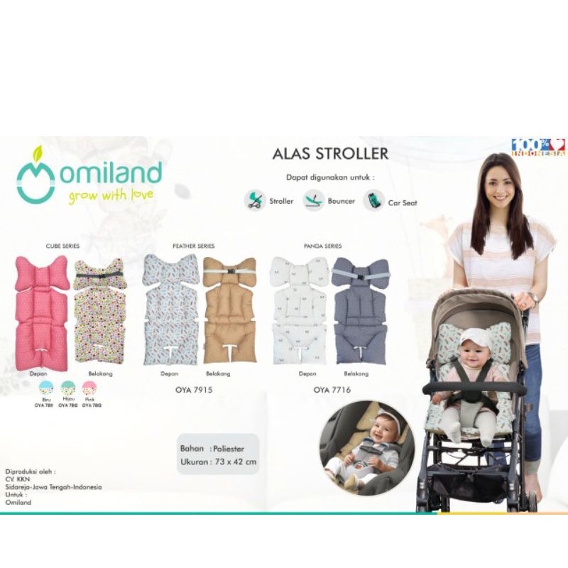 Omiland Alas Stroller Omiland 3in1 Panda Series - JB