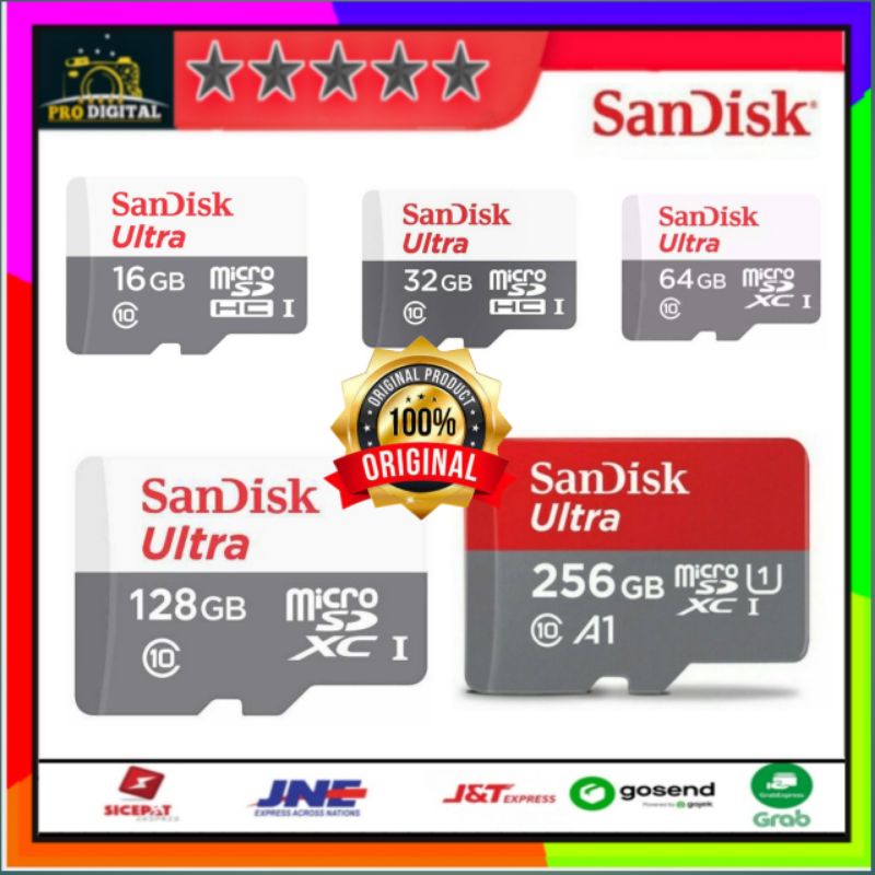 Memory Sandisk Micro SD 16 32 64 128 256 gb memory Sandisk ultra for hp/camera action cam