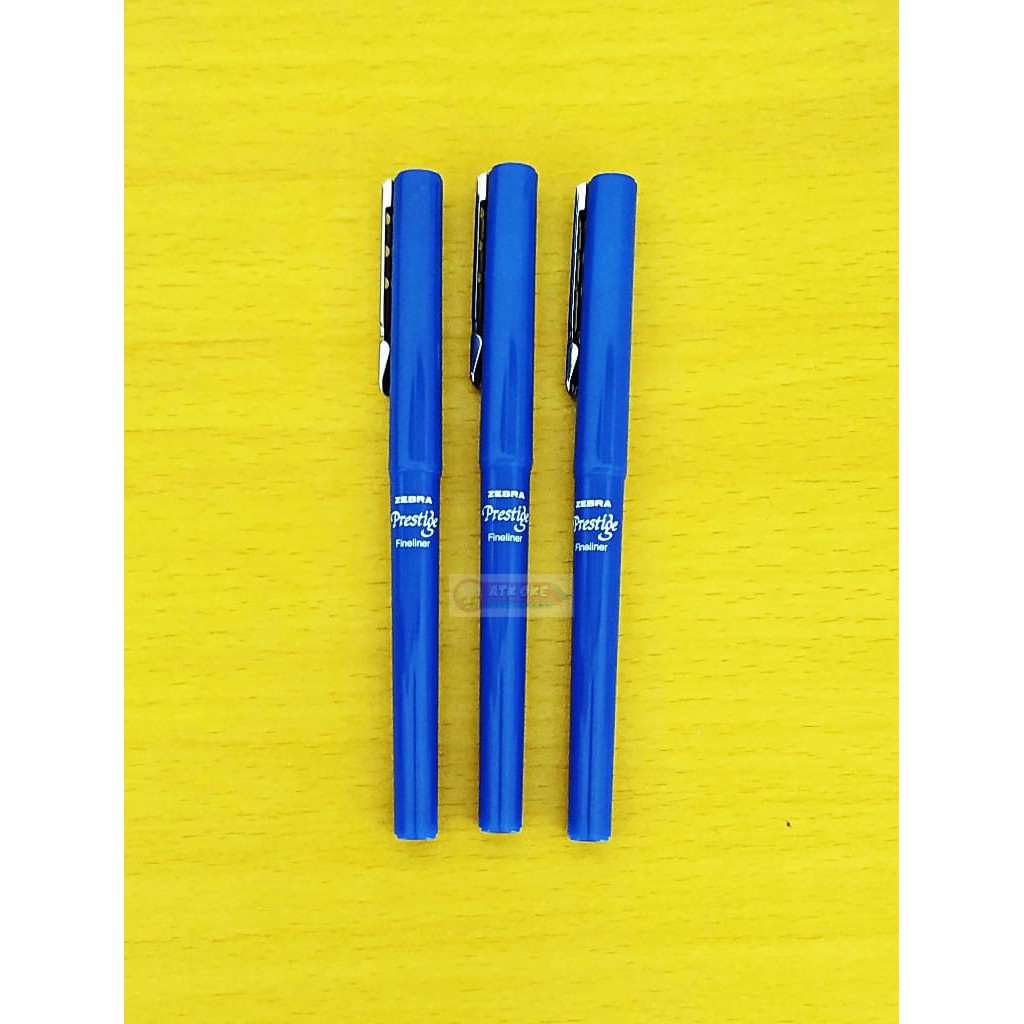 

Zebra Pen Gel Prestige FineLiner Blue 0.8 1Pcs