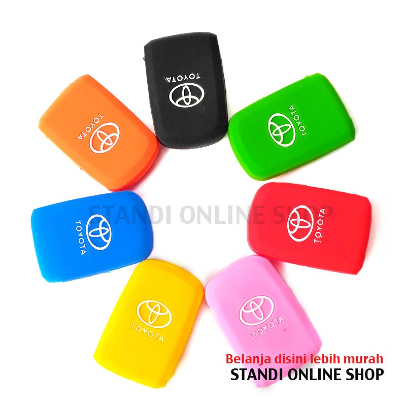 Silicone Remote Cover Kondom Kunci Keyshirt Toyota All New Sienta