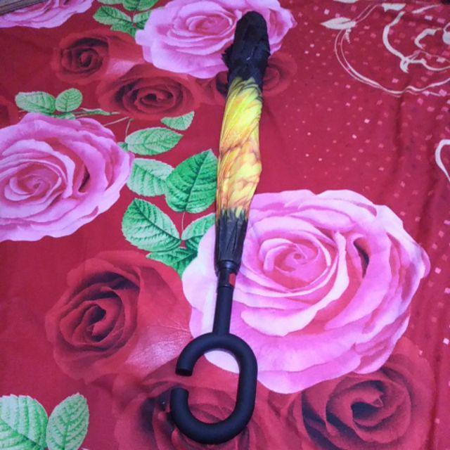 Payung Terbalik Unik Steele Polos Ukuran Besar