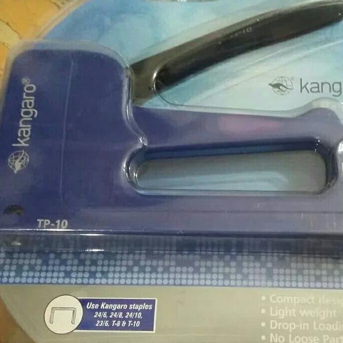 

Baru Stapler Tembak Gun Tracker Kangaro Tp10 Staples A