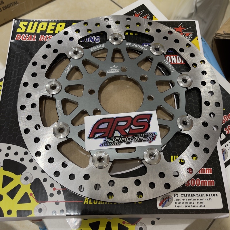 DISC BRAKE BRT PIRINGAN CAKRAM BRT 260MM FLOATING YAMAHA HONDA - JUPITER MX - JUPITER Z - MIO - F1ZR