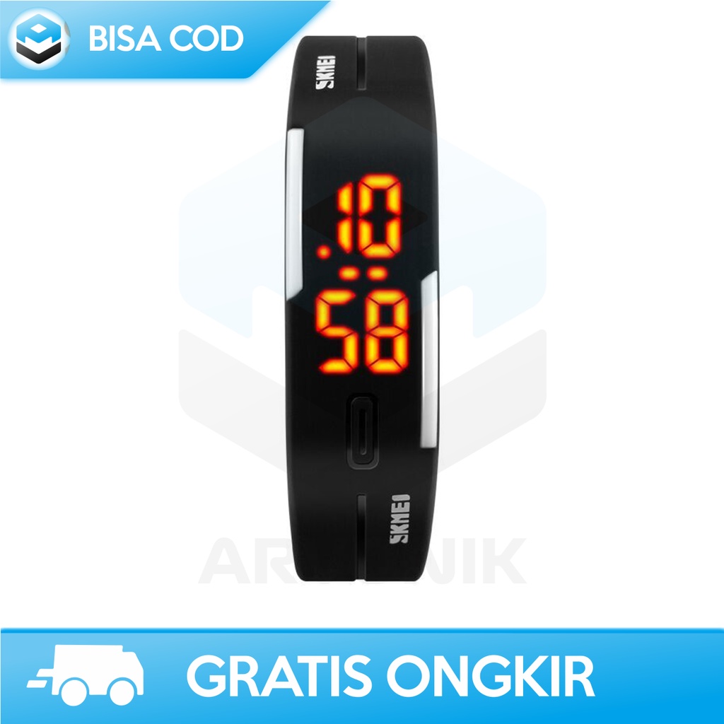 JAM TANGAN GELANG LED SPORT ORI SKMEI 1099A PRIA DIGITAL ANTI AIR MURAH