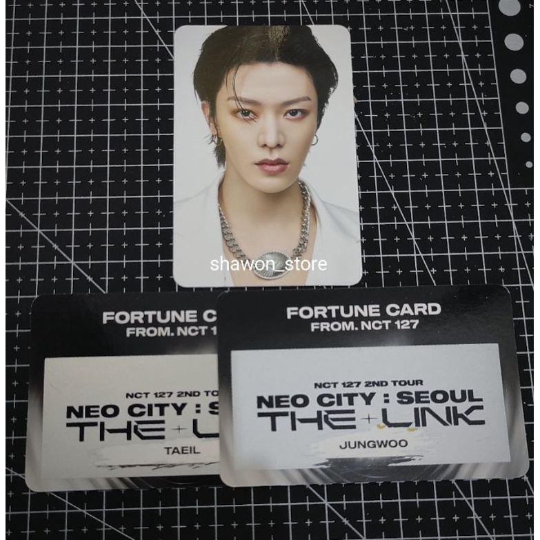 PHOTOCARD YUTA FORTUNE SCRATCH CARD NEO CITY THE LINK NCT 127 CONCEPT/PC YUTA FORTUNE SCRATCH/JUNGWO