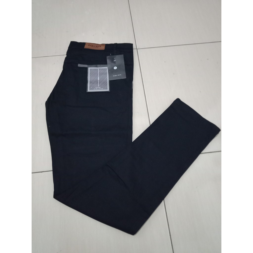 CELANA CHINO PANJANG PRIA KERJA HARIAN SANTAI CASUAL FORMAL HITAM ABU CREAM MOCCA