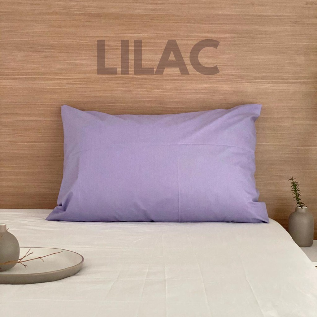 [Katun Lokal] Bahan Kain Sprei Polos Lilac
