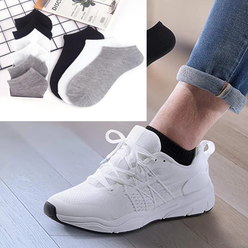 KAOS KAKI PENDEK POLOS / KAOS KAKI ANGKLE POLOS / KAOS KAKI MATA KAKI POLOS GROSIR-6