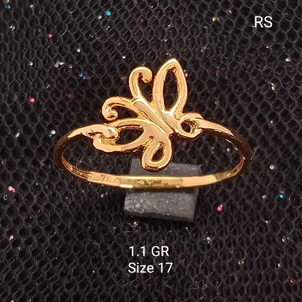 Cincin Emas 17 K - 1.1 Gr Kadar 750 - CMS100000004