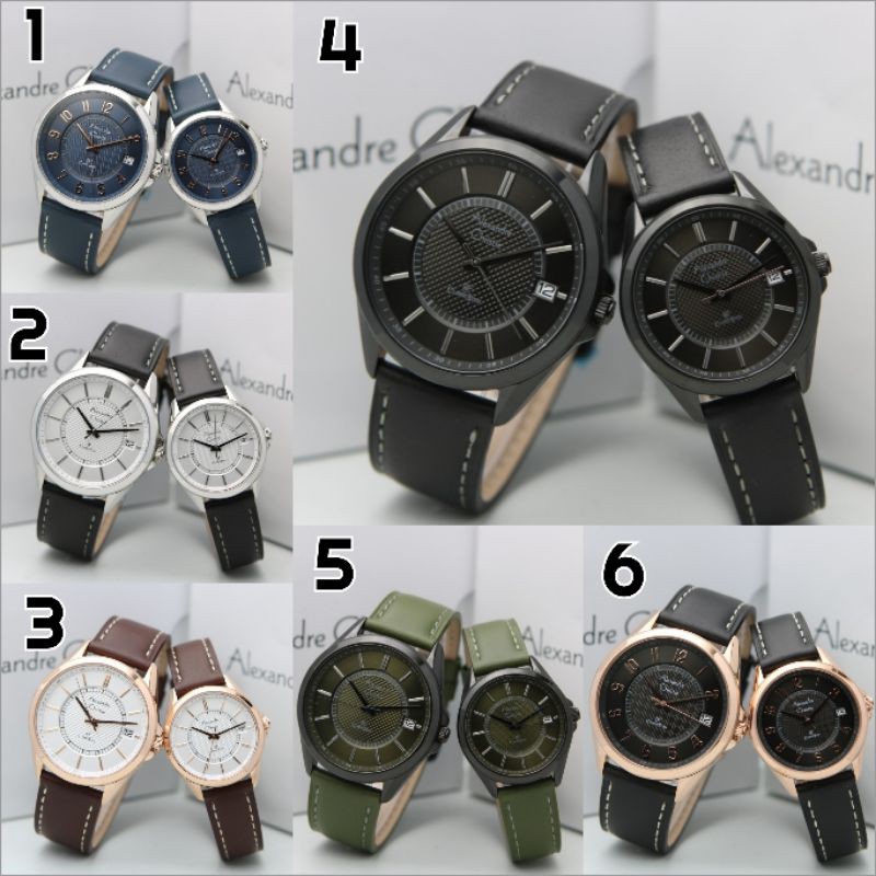 Jam Tangan Couple Alexandre Christie 8649 AC8649 AC 8649 | Original