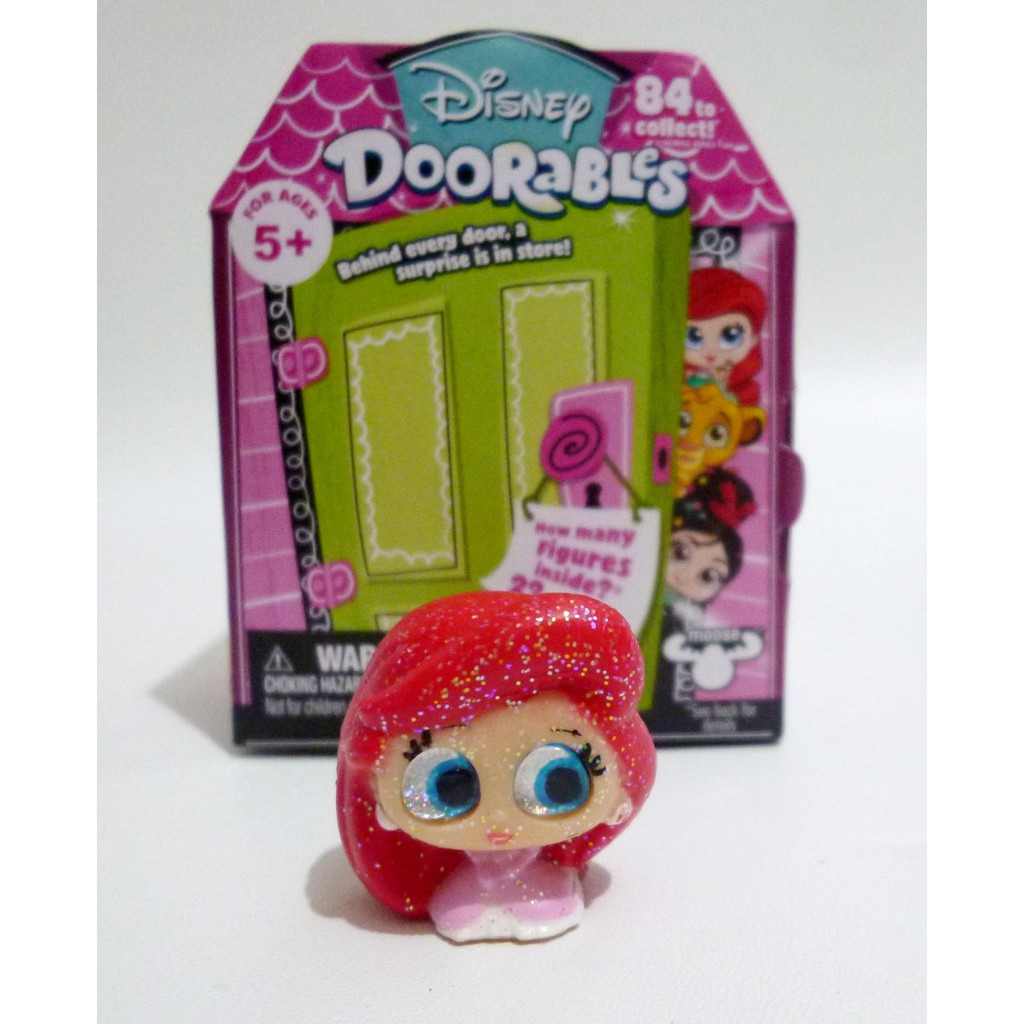 Action Figure Ariel Pink Dress The Little Mermaid Disney Doorables Original Ultra Rare