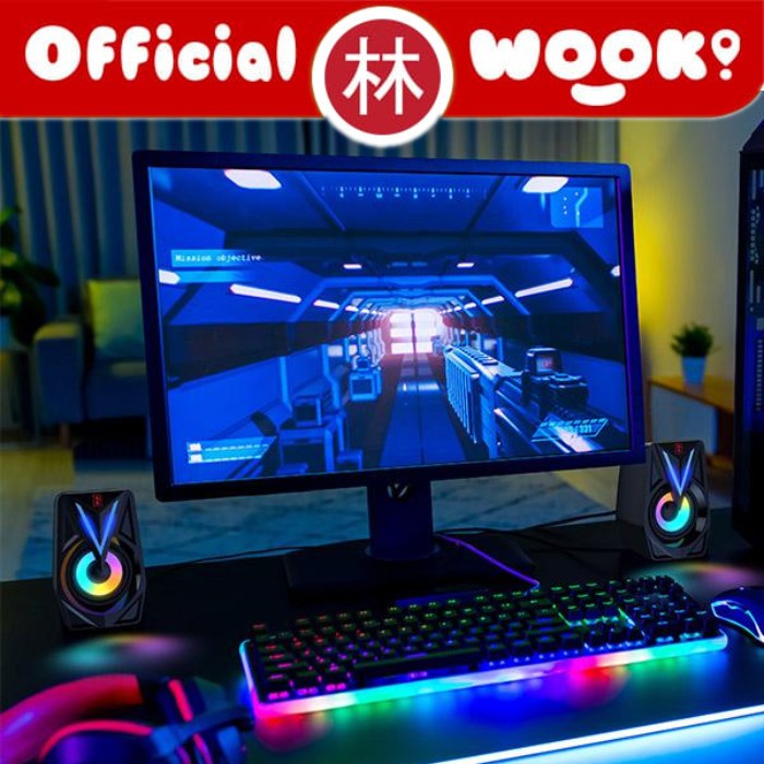 Vivan Gamen GS1 6W Gaming Multimedia Speaker With RGB