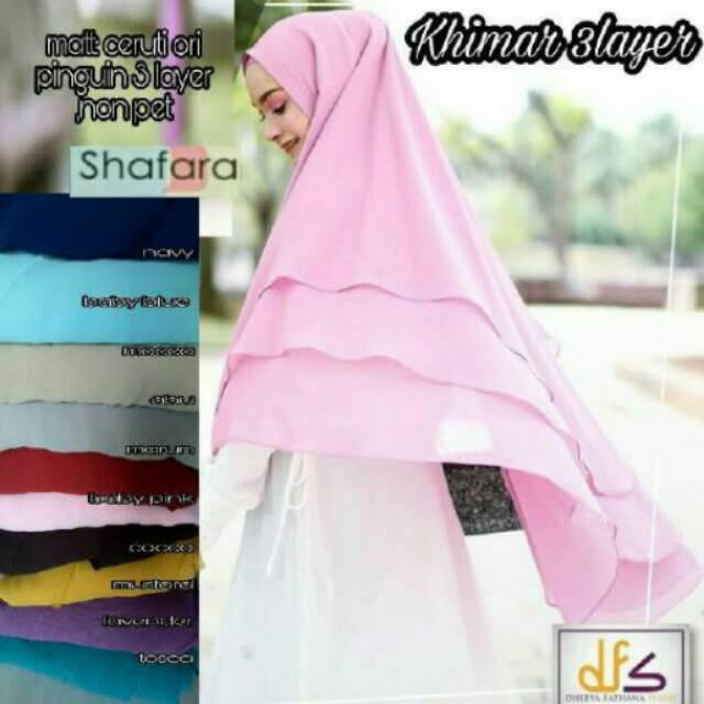 Khimar 3 layer
