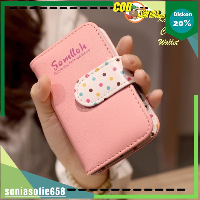 

[COD AKTIF] Dompet Kartu 20 Slot Lucu, Tempat Kartu Nama, ATM, Kartu Kredit - TOSKA