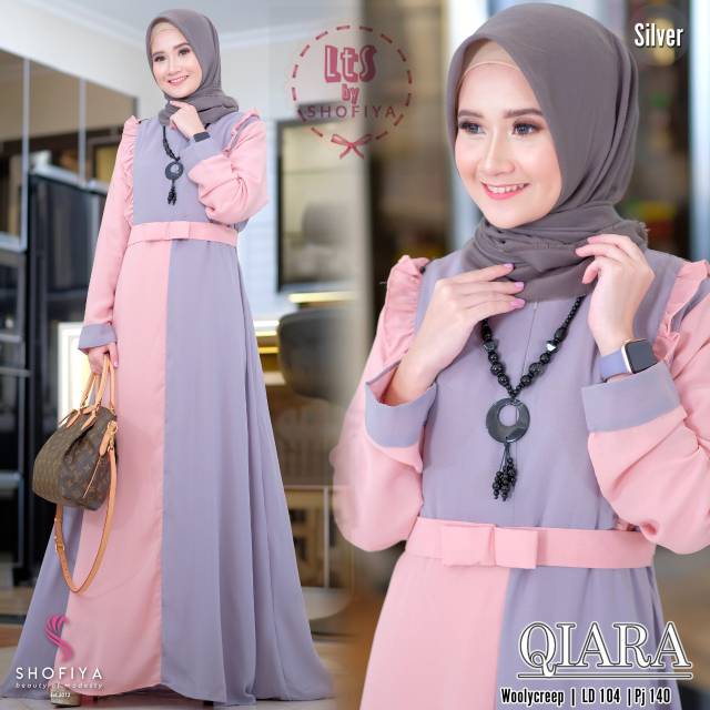 QIARA DRESS / GAMIS MUSLIMAH