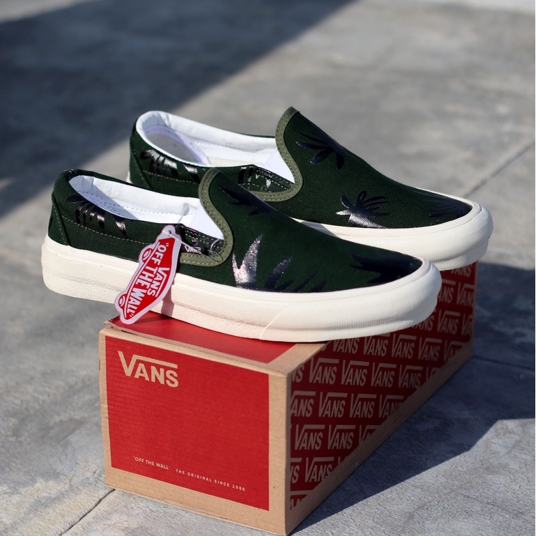 BARU SEPATU KETS SLIP ON RASTA ARMY