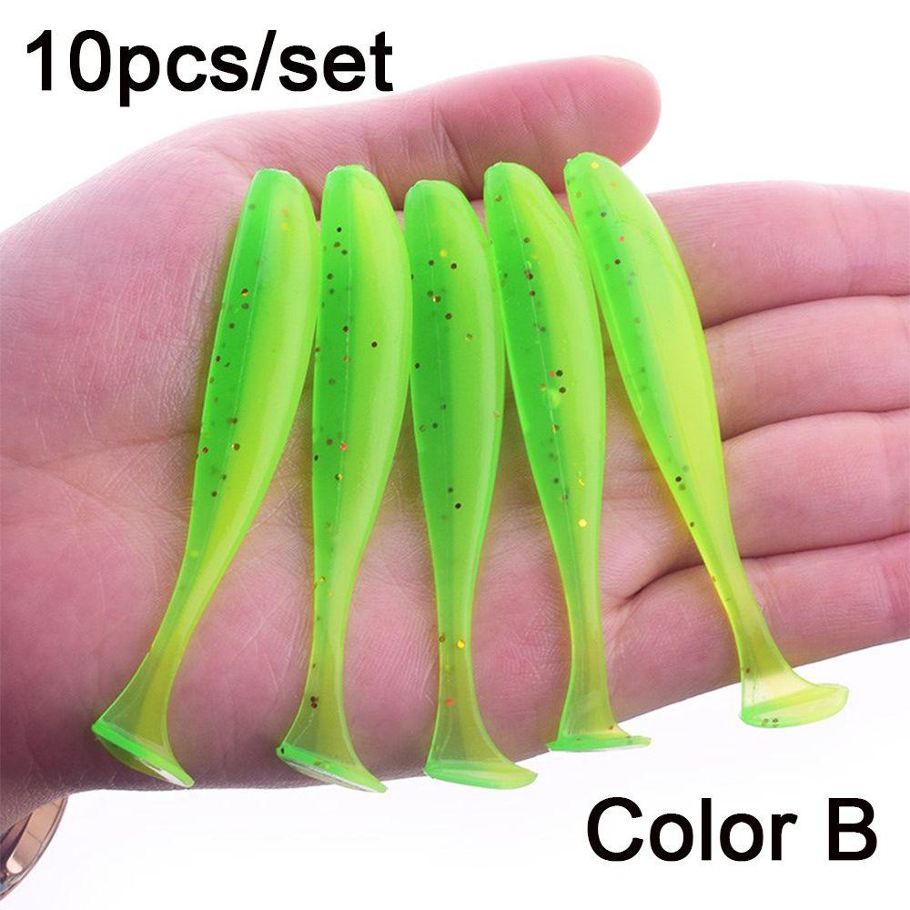 TOP 10pcs /lot Umpan Cacing Pancing Tahan Lama Buatan Warna Ganda Capuchin Maggot