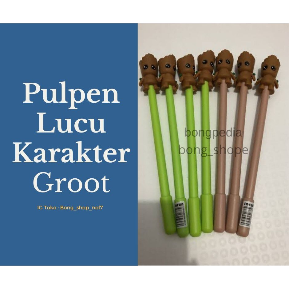 

Pulpen Lucu Karakter Groot|Pen Unik Karakter Groot|Pena Groot Avanger