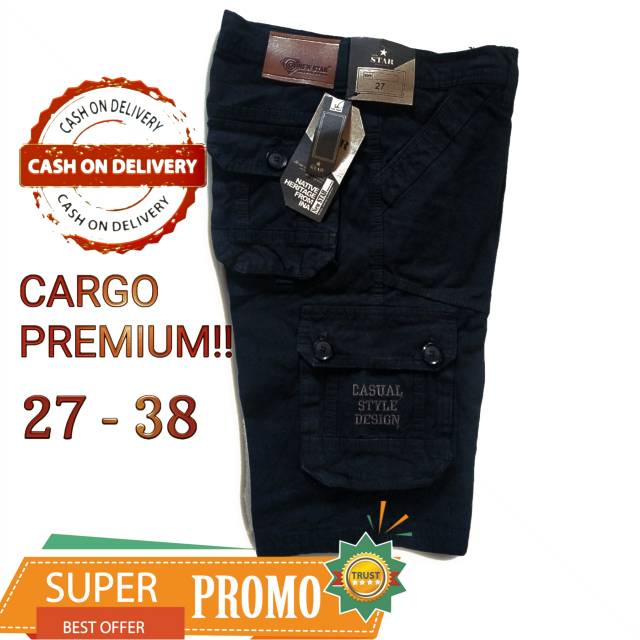 Celana Cargo Pendek Pria Premium Ukuran 27 38 Pdl Celana Cargo Pendek Pria Premium Ukuran 27 38 Pdl