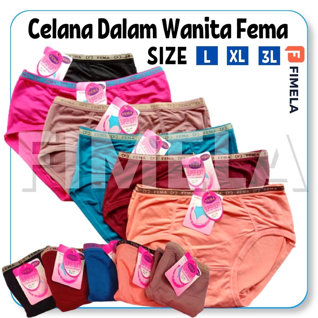 CD Wanita Fema art 393/Celana dalam Fema grosir/Celana dalam wanita merk FEMA -FIMELA.ID