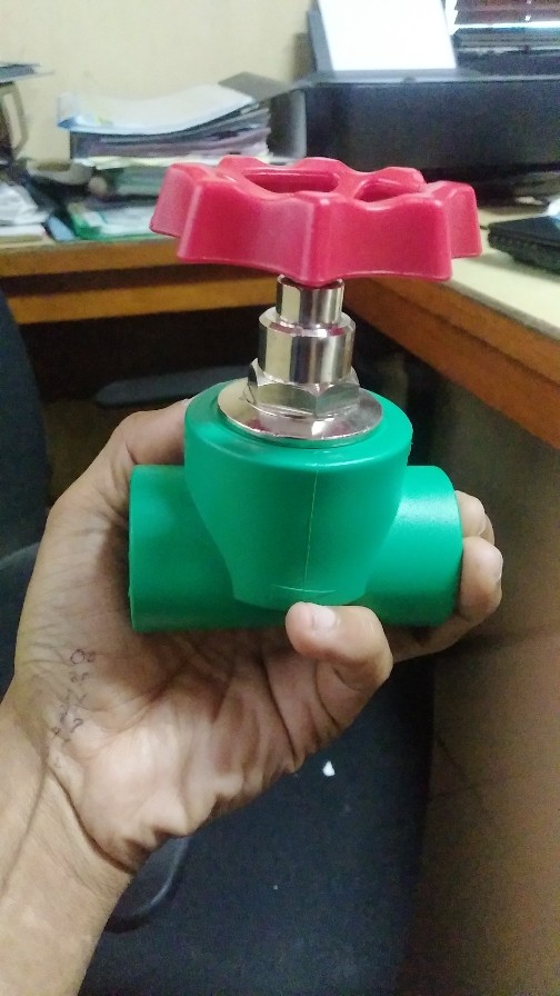 Zdw-345  Stop Kran 1 Inch Stop Valve / Gate Valve Ppr - Ppr Fitting