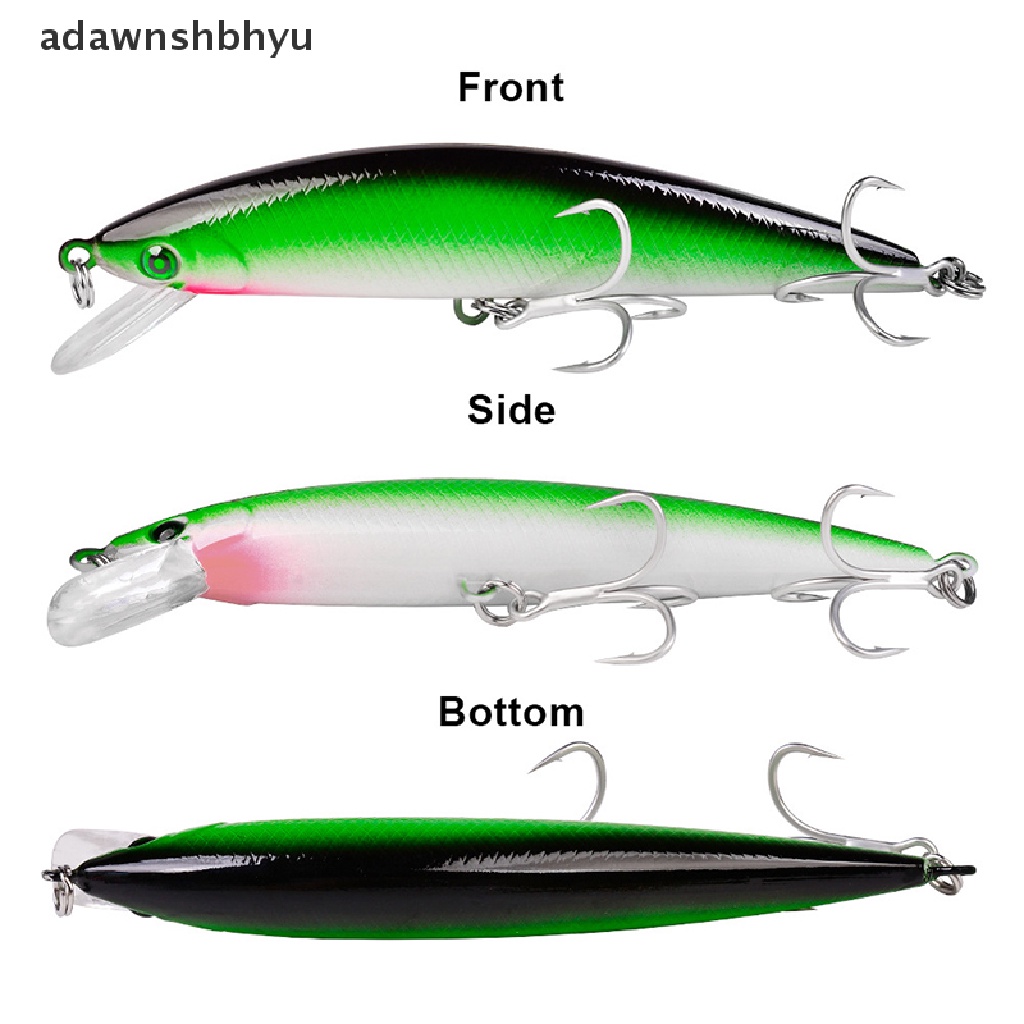 Adawnshbhyu Ikan Kecil Memancing Umpan 41g 13cm Besar Troli Bass Umpan 3X BKB Kait Tenggelam Swimbait